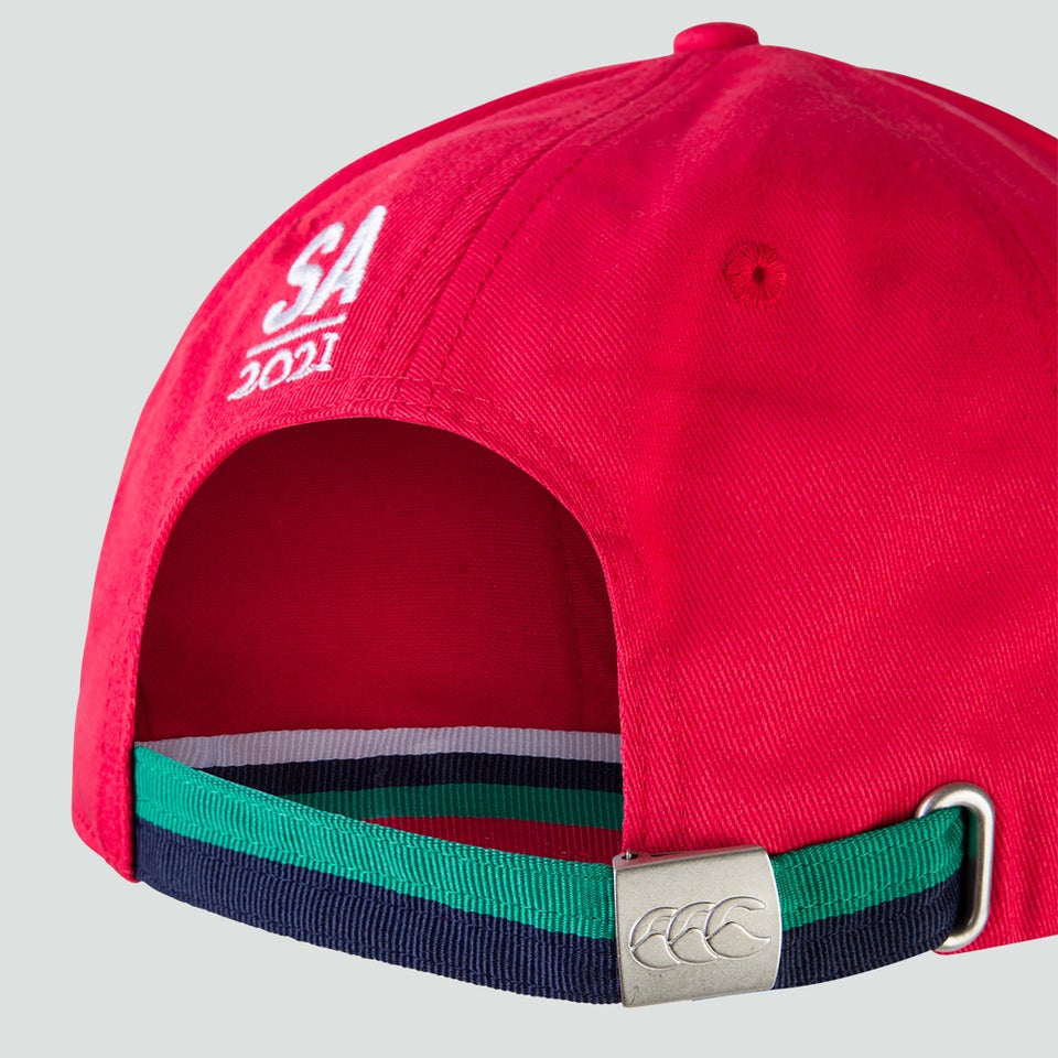 Adult Unisex British & Irish Lions Cotton Drill Cap Red