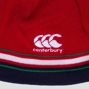 Adult Unisex British & Irish Lions Acrylic Fleece Beanie Red