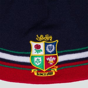 Adult Unisex British & Irish Lions Acrylic Fleece Beanie Blue