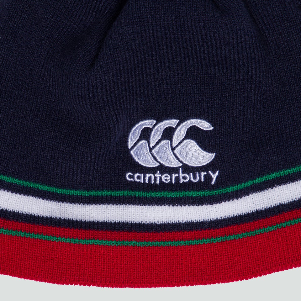 Adult Unisex British & Irish Lions Acrylic Fleece Beanie Blue