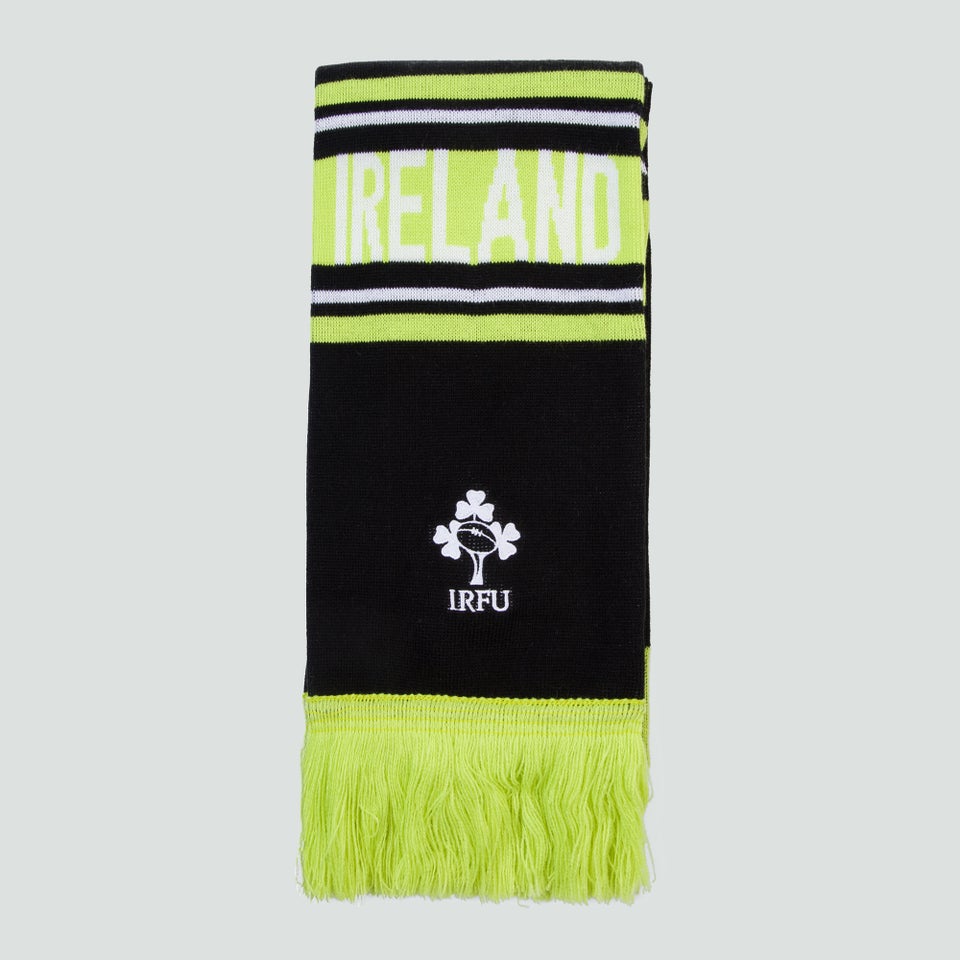 Adult Unisex Ireland Supporters Scarf Black