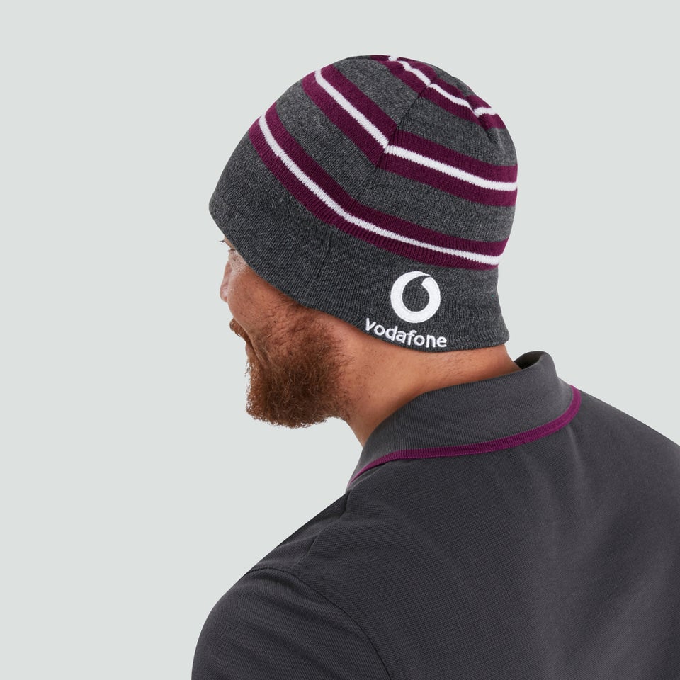 Adult Unisex Ireland Fleece Beanie Grey