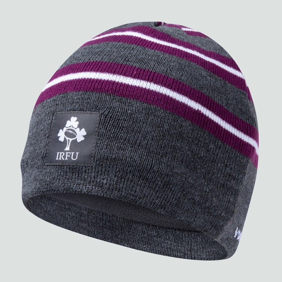 Adult Unisex Ireland Fleece Beanie Grey