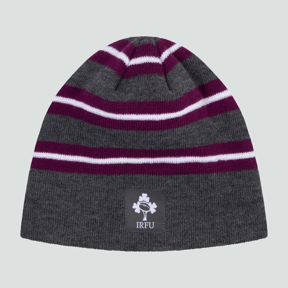 Adult Unisex Ireland Fleece Beanie Grey