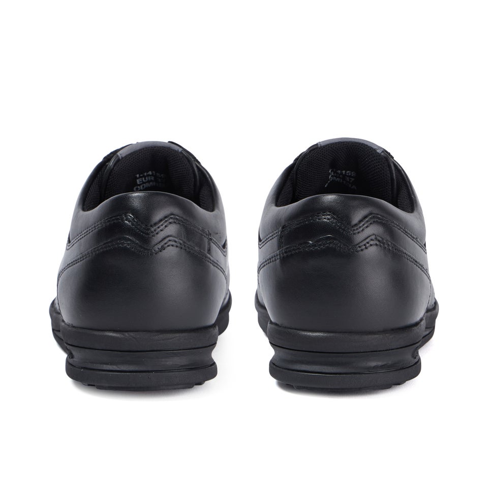 Youth Mens Troiko Lace Leather Black