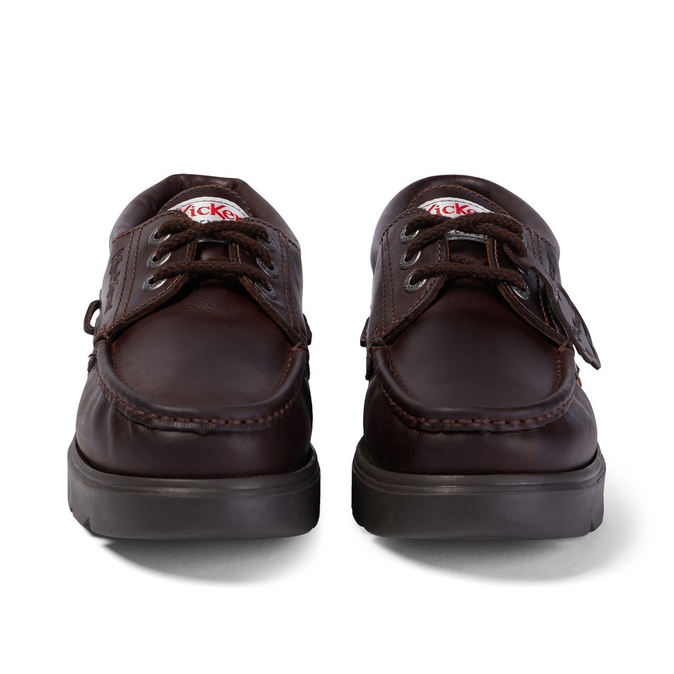 Men's Lennon boatshoe Leather Brown