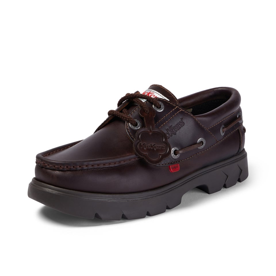 Men's Lennon boatshoe Leather Brown