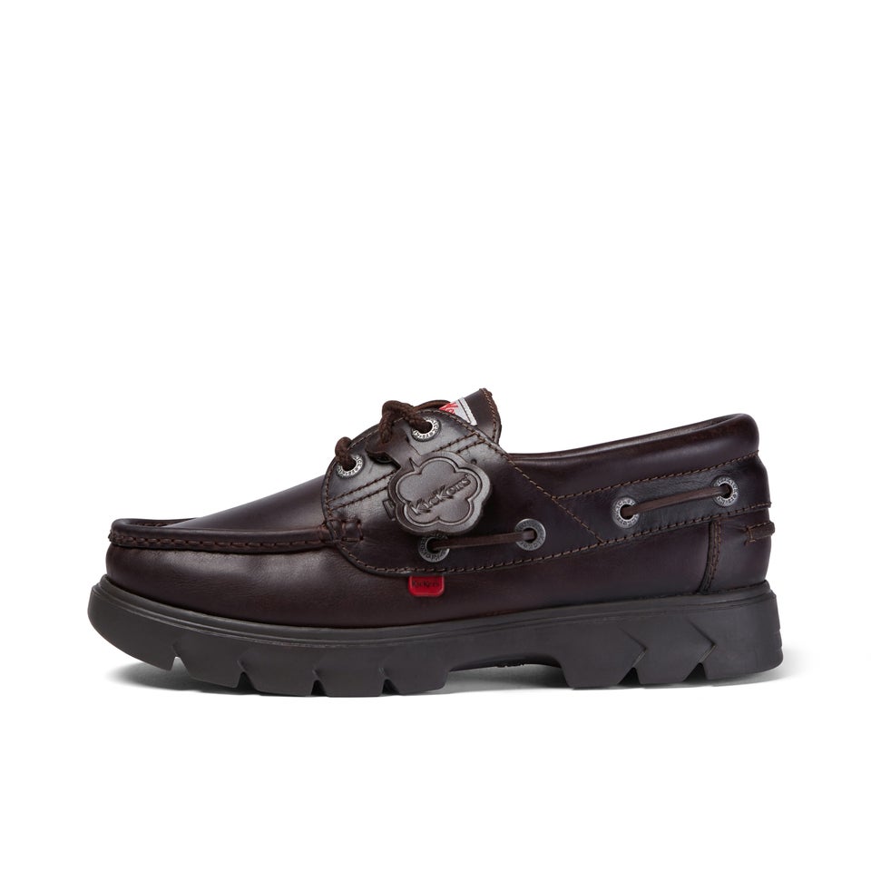 Men's Lennon boatshoe Leather Brown