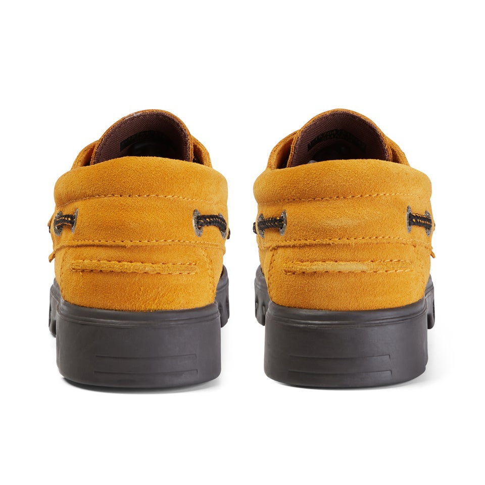 Adult Unisex Lennon Boatshoe Sued Yellow