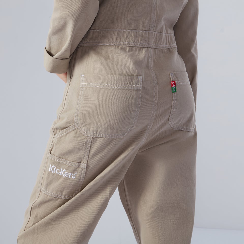 Women's Utility Boilersuit Beige