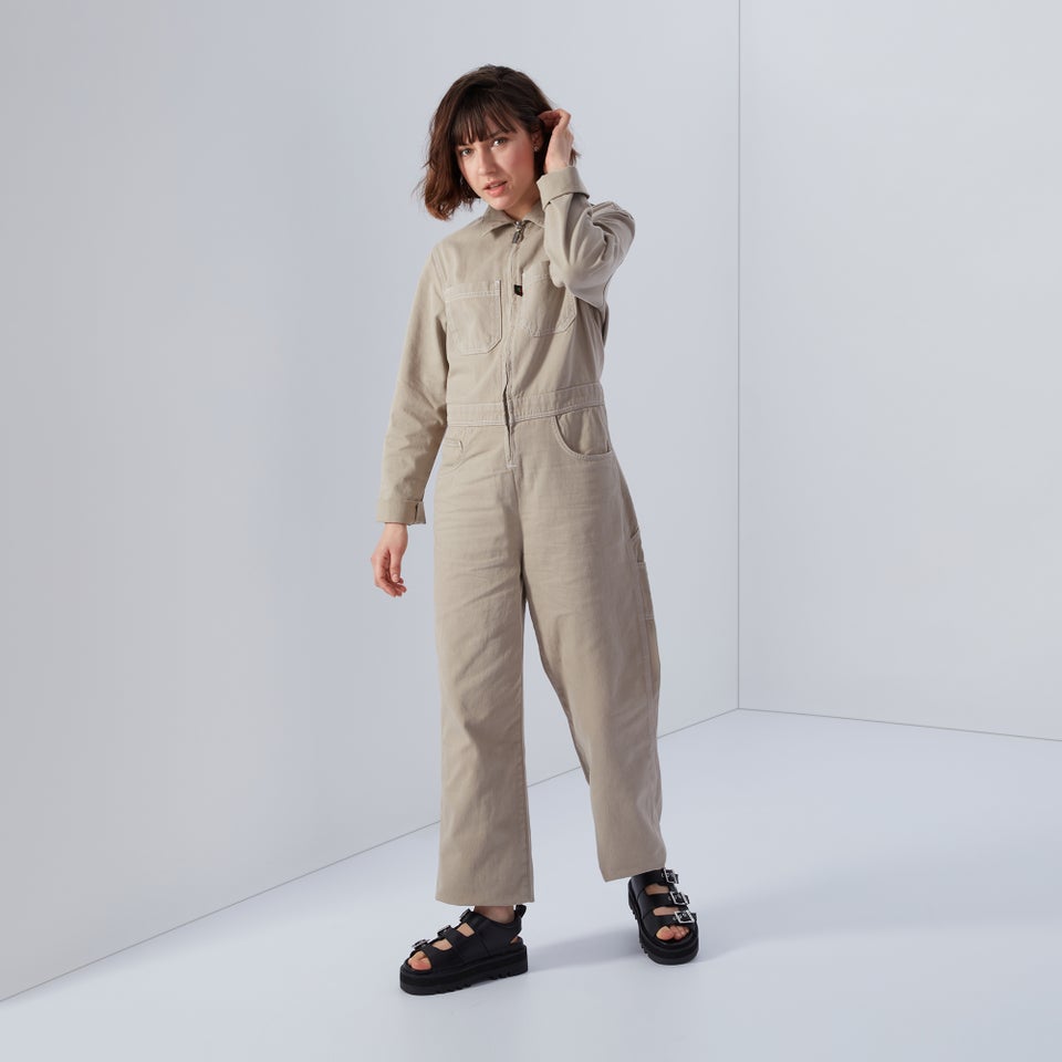 Women's Utility Boilersuit Beige