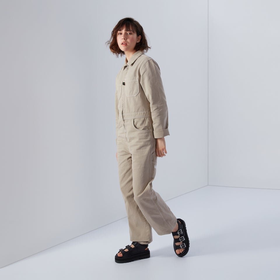 Women's Utility Boilersuit Beige