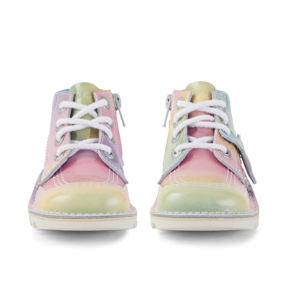 Infant Girls Kick Hi Patent Leather Multi