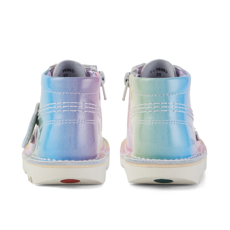 Infant Girls Kick Hi Patent Leather Multi