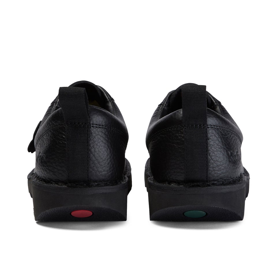 Adult Unisex Kick Lo Tumbled Leather Black