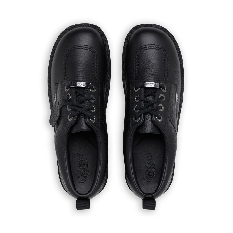 Adult Unisex Kick Lo Tumbled Leather Black