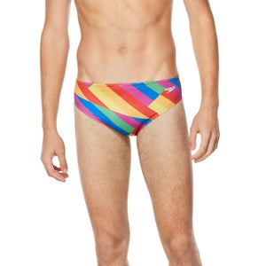 Men's Pride Printed One Brief Rainbow
