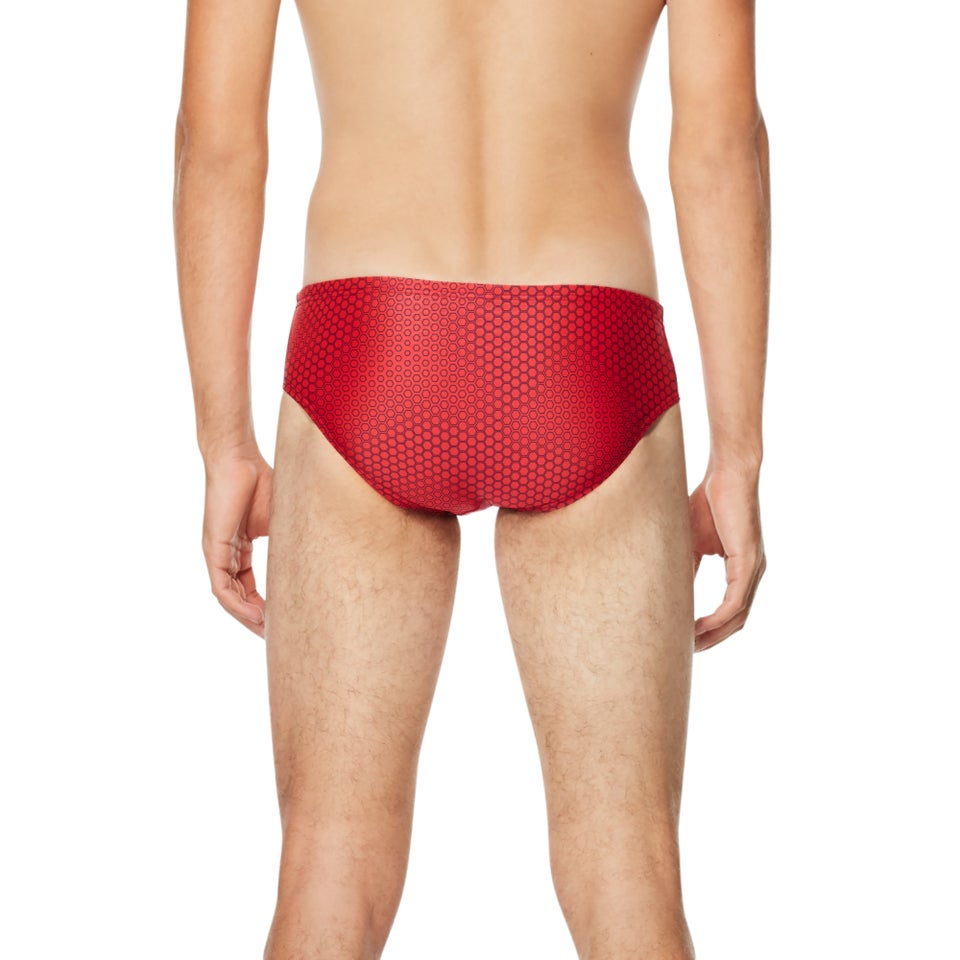Men's Hex Breaker Brief Red