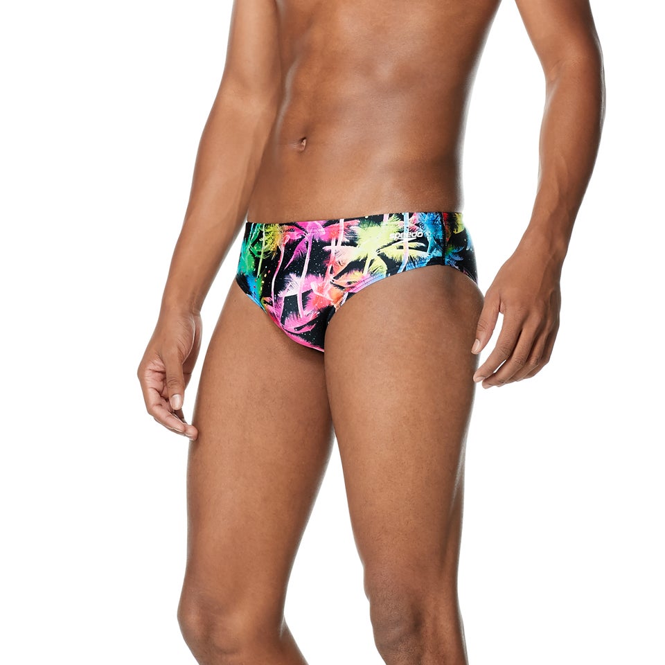 Men's Printed One Brief Black/Pink