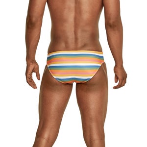 Men's Printed One Brief Green