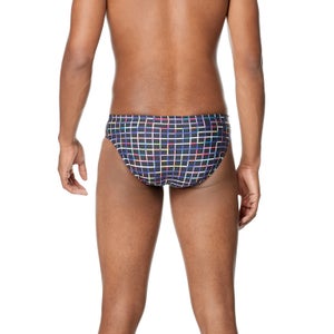 Men's Printed One Brief Navy/Blue