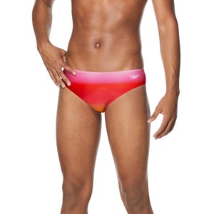 Men's Printed One Brief Red - 24
