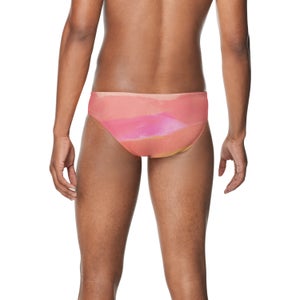 Men's Printed One Brief Pink