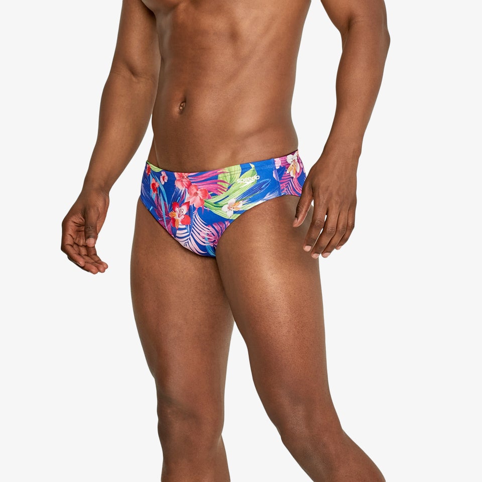 Men's Printed One Brief Pink