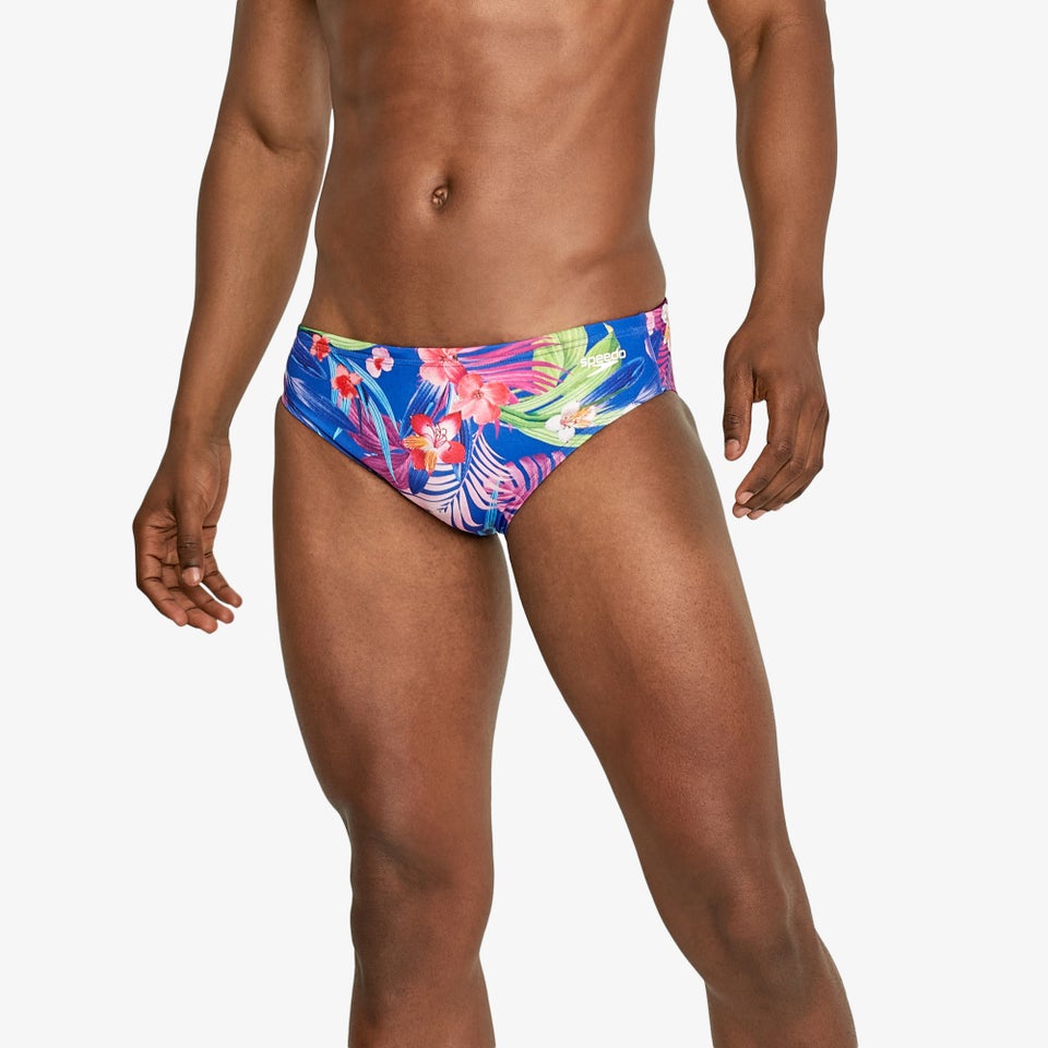 Men's Printed One Brief Pink