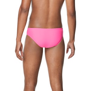 Men's Solid One Brief Pink