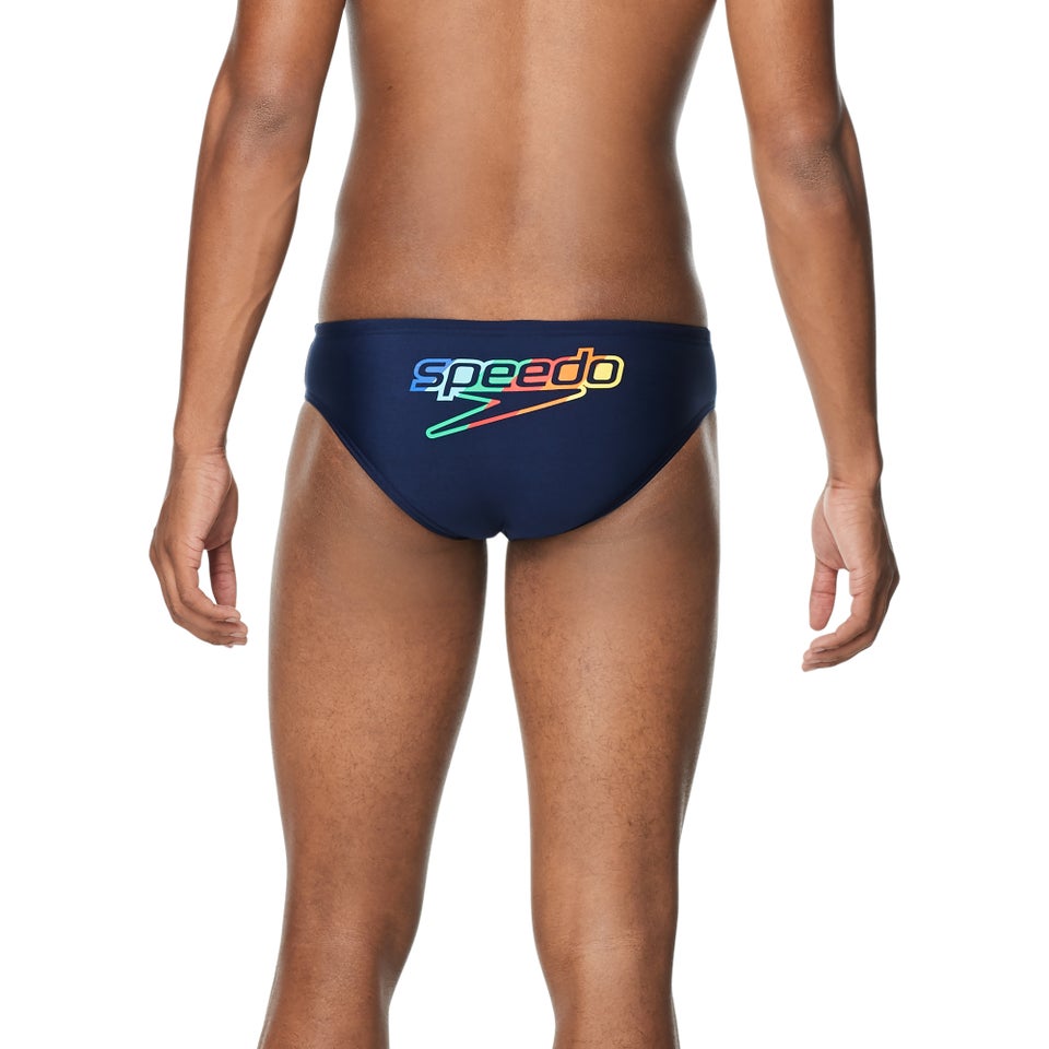 Men's Graphic One Brief Blue