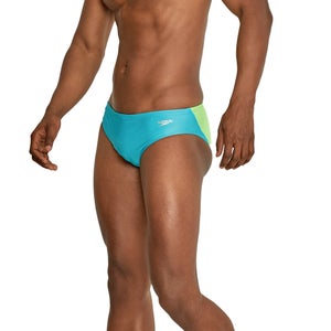 Men's Spliced One Brief Purple