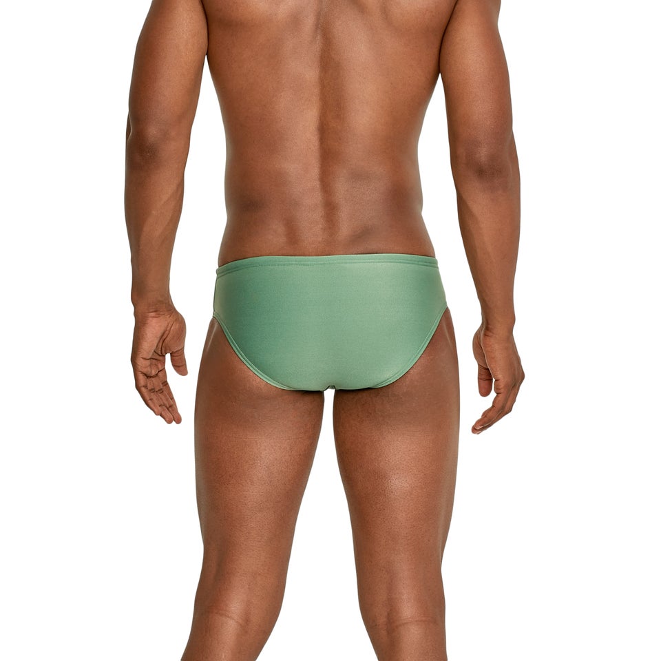 Men's Colorblock One Brief Green