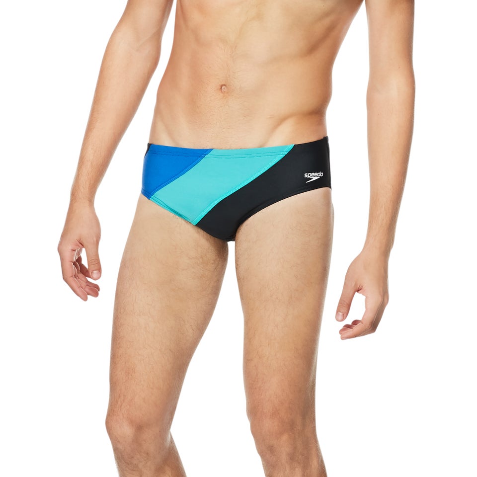 Men's Colorblock One Brief Green