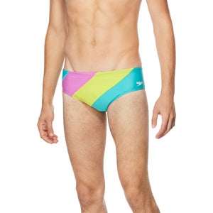 Men's Colorblock One Brief Green - 24