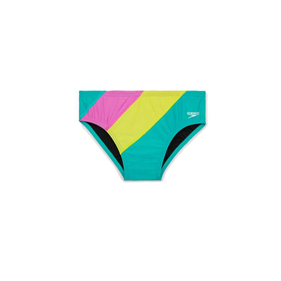 Men's Colorblock One Brief Green