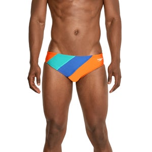 Men's Colorblock One Brief Orange