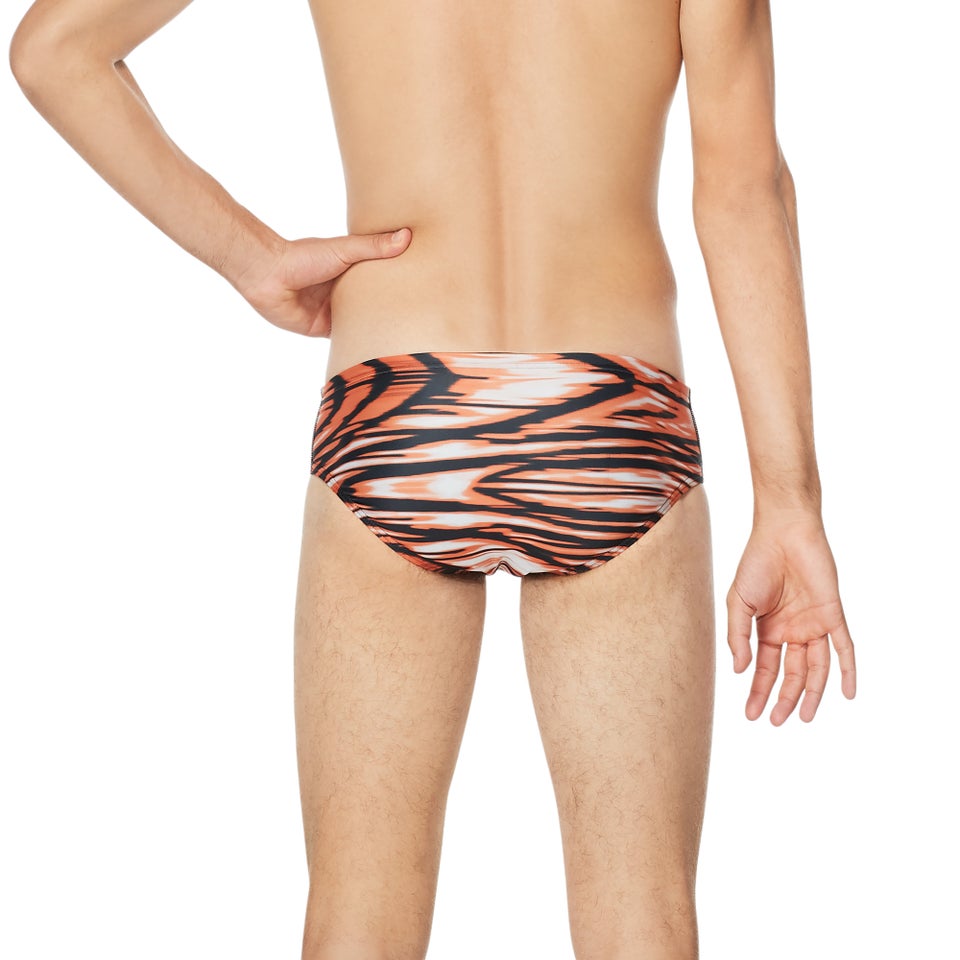 Men's Wave Wall Brief Orange