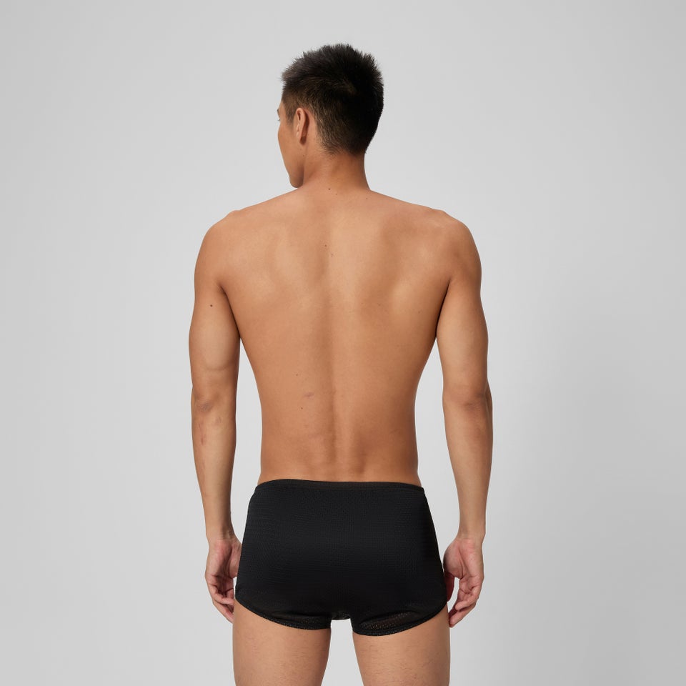 Men's Solid Poly Mesh Training Suit Black