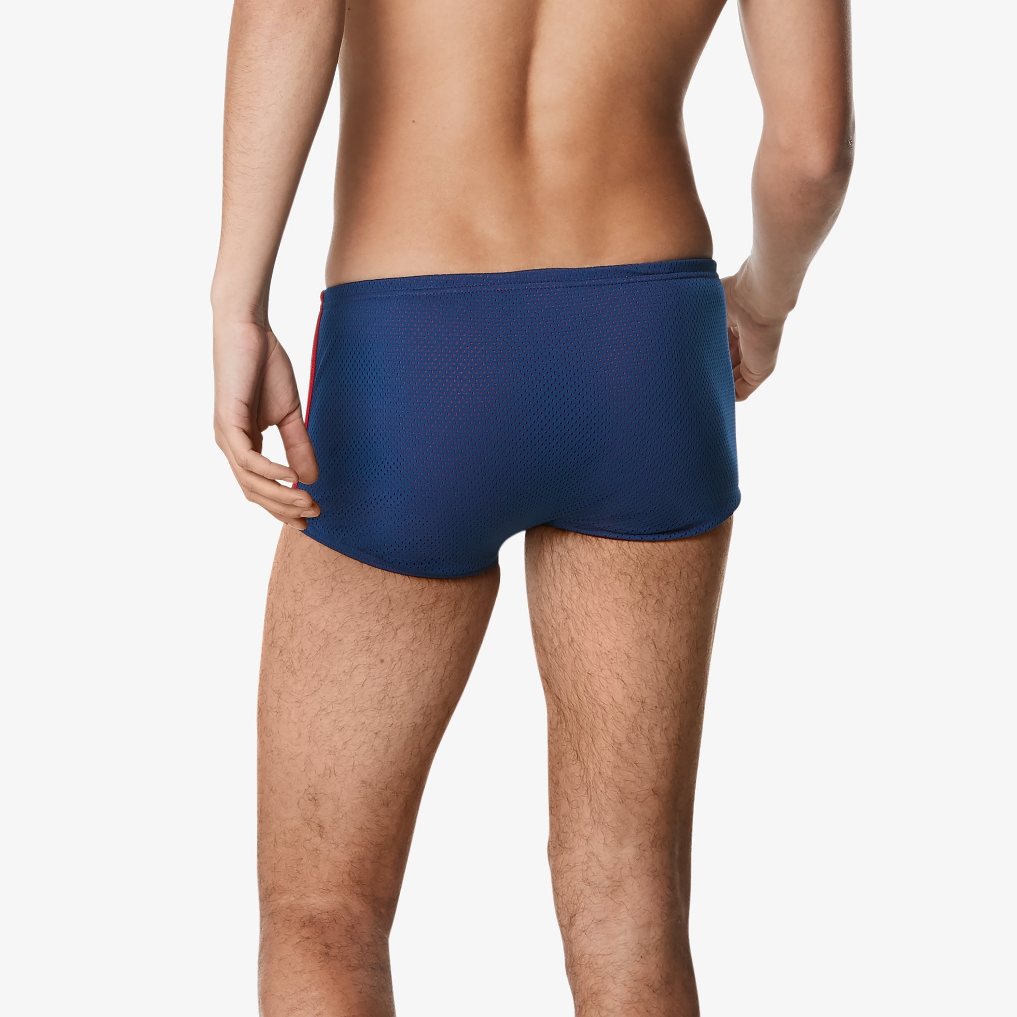 Men's Poly Mesh Square Leg Training Suit Navy