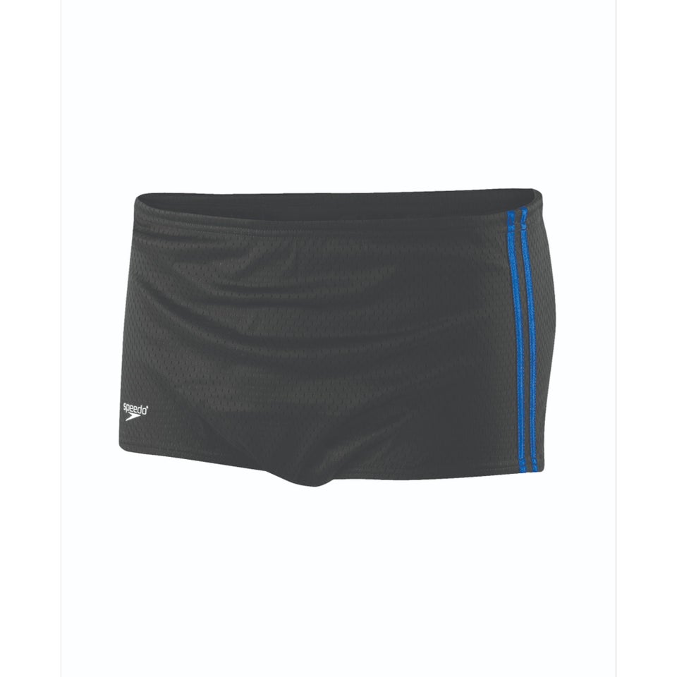 Men's Poly Mesh Square Leg Black