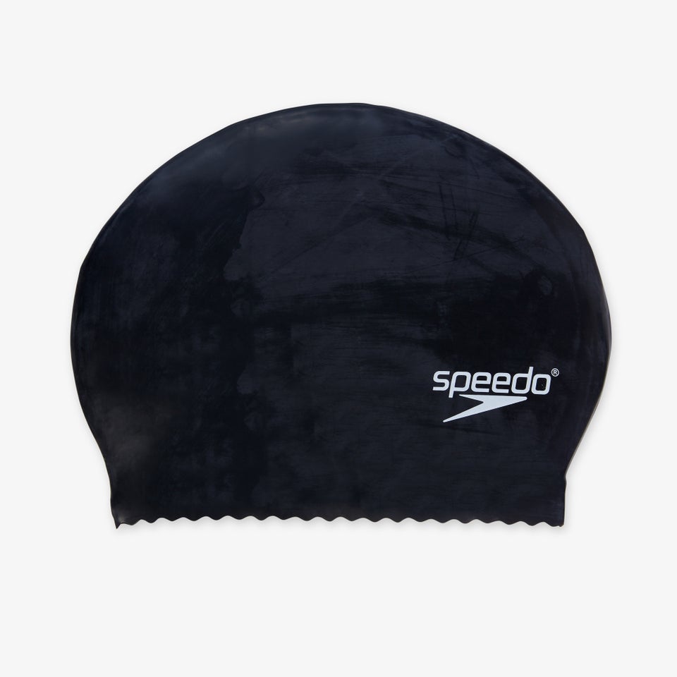 Adult Solid Latex Cap Black