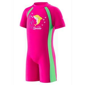 Junior Unisex Sun Suit - Pink | Size 12M