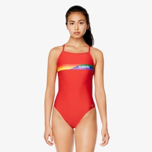 Women's Pride Graphic One Back One Piece Red