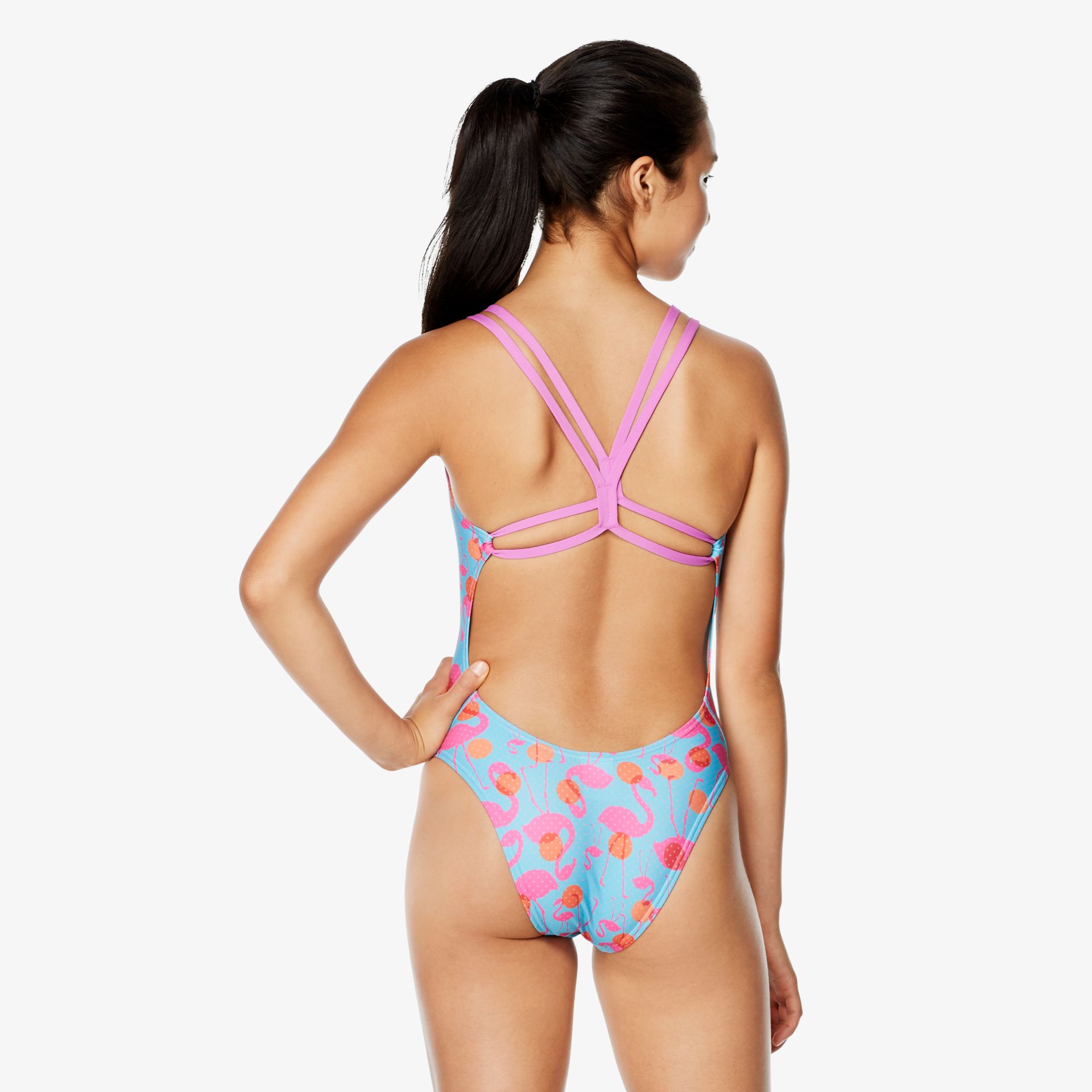 Printed Double Strap One Piece | Speedo USA