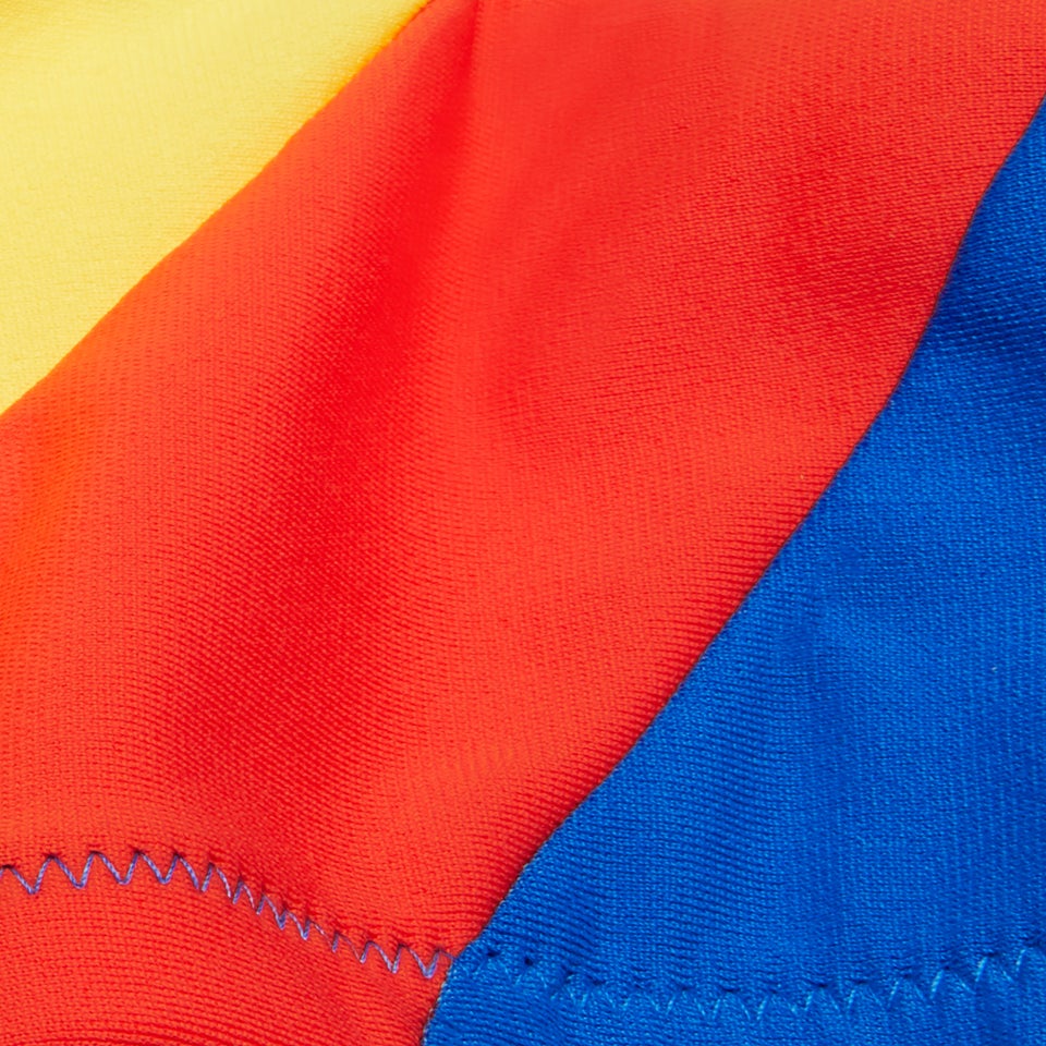 Women's Color Block Tie Back Bikini Top Yellow