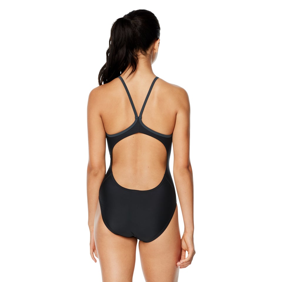 Women's Colorblock Flyer One Piece Black
