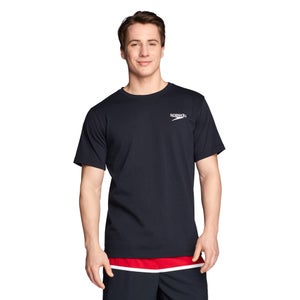 Speedo Graphic Hex Rashguard - Black |Size 3XS