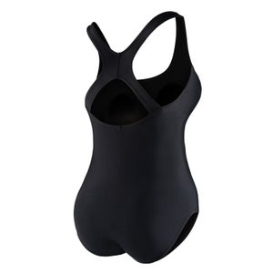 Women's Solid Moderate Ultraback Plus Size Black