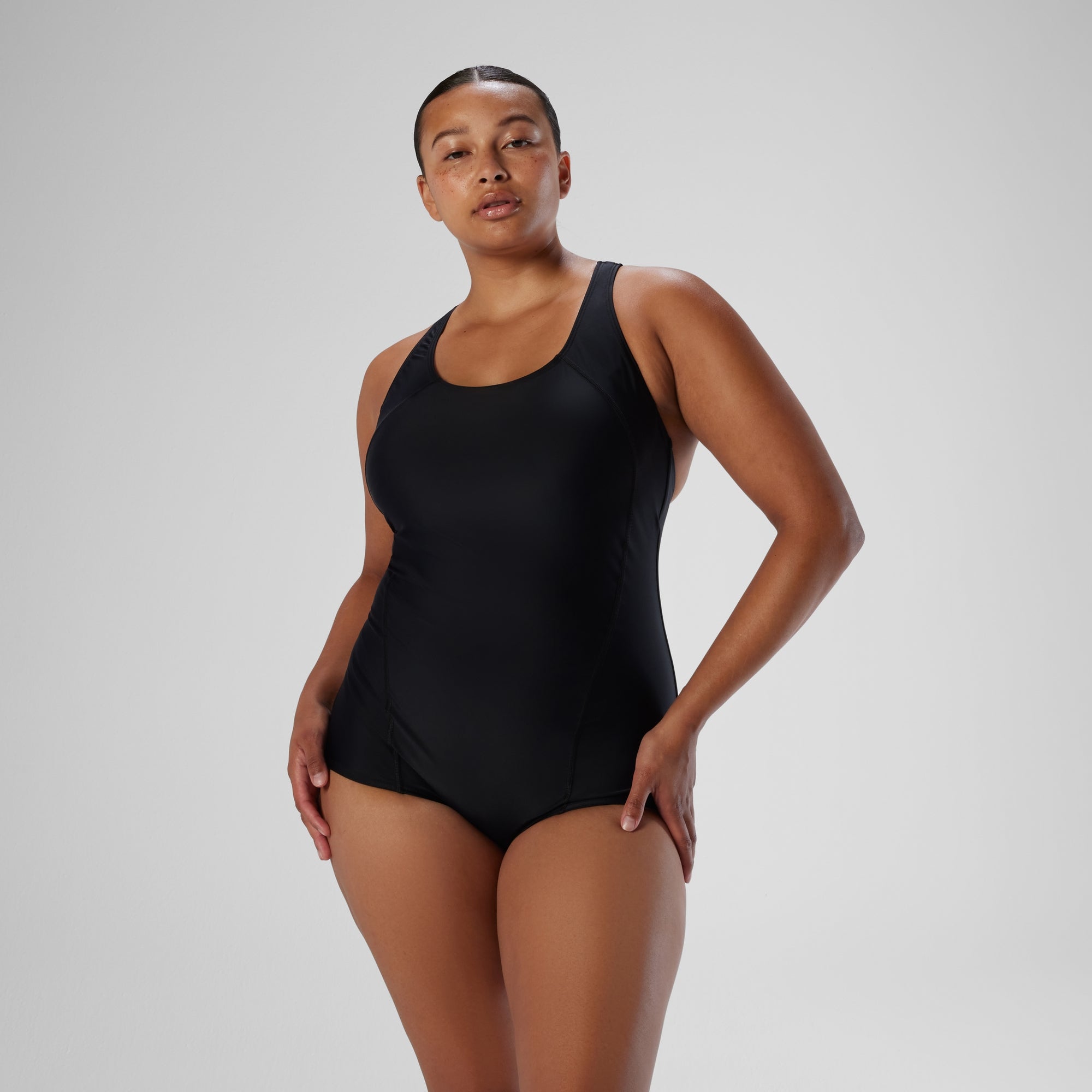 Women's Conservative Ultraback with Princess Seam Black